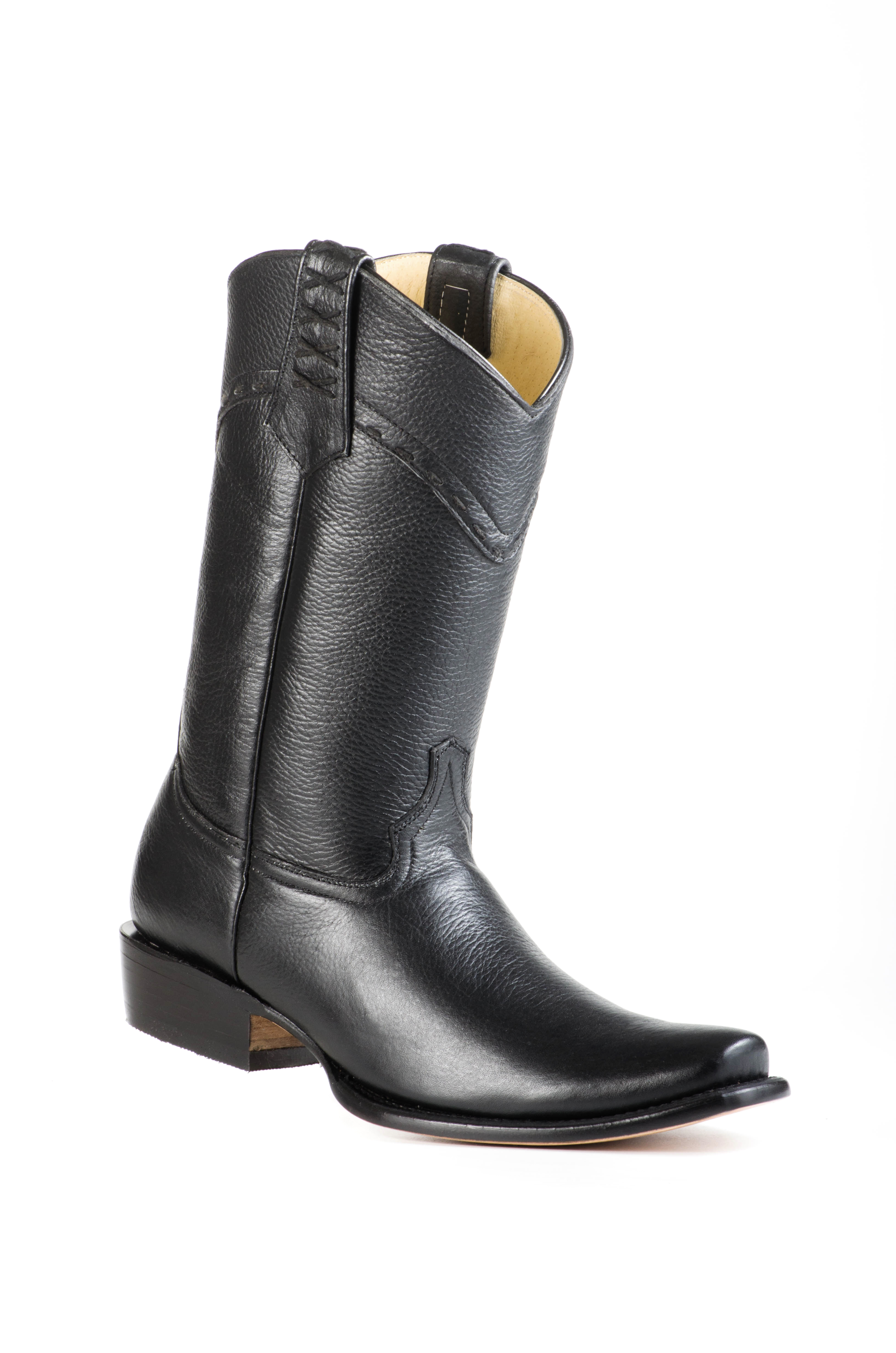 BOTA LEVIS TERNERA DE RES NEGRO.
