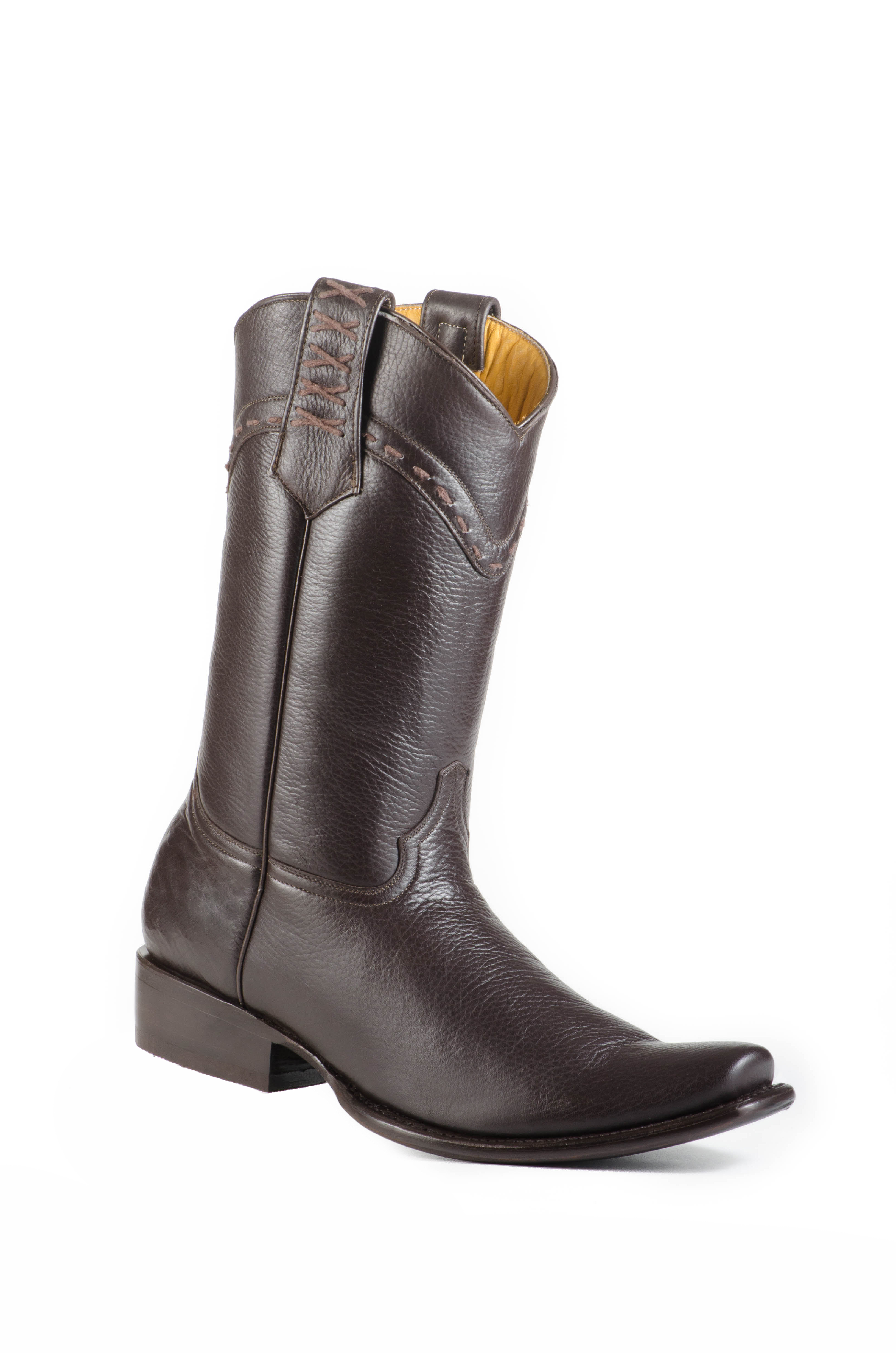 Botas y Botines Loewe Mujer | Bota de combate en piel de ternera Bronceado  - LAVIEJACASA